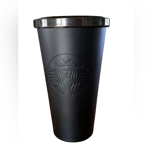 Starbucks Matte Black Stainless Steel Tumbler - Picture 1 of 5
